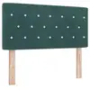 Image de Vidaxl tête de lit led avec bandes led vert foncé 90 cm velours
