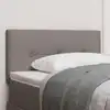 Image de Tête De Lit Led Taupe Tissu Vidaxl