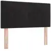 Image de Vidaxl tête de lit led avec bandes led noir 80 cm velours
