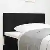 Image de Tête De Lit Led Avec Bandes Led Noir 90 Cm Velours Vidaxl