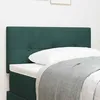 Image de vidaXL Tête de lit LED avec bandes LED Vert 90 cm Velours 3338106