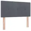 Image de Vidaxl tête de lit led avec bandes led gris 100 cm velours