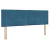 Image de Vidaxl tête de lit led avec bandes led bleu 144 cm velours