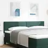 Image de Tête De Lit Led Avec Bandes Led Vert 180 Cm Velours Vidaxl