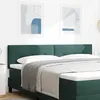 Image de vidaXL Tête de lit LED avec bandes LED Vert 180 cm Velours 3338158