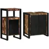 Image de Ensemble De Mobilier De Salle De Bain 2 Pcs Bois Recyclé Solide Vidaxl