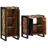 Image de Vidaxl ensemble de mobilier de salle de bain 2 pcs bois recyclé solide