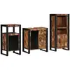 Image de Vidaxl ensemble de mobilier de salle de bain 3 pcs bois recyclé solide