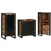 Image de Vidaxl ensemble de mobilier de salle de bain 3 pcs bois recyclé solide