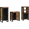 Image de Ensemble De Mobilier De Salle De Bain 3 Pcs Bois Recyclé Solide Vidaxl