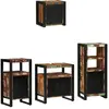 Image de Ensemble De Mobilier De Salle De Bain 4 Pcs Bois Recyclé Solide Vidaxl