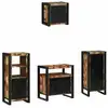 Image de Vidaxl ensemble de mobilier de salle de bain 4 pcs bois recyclé solide