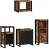 Image de Ensemble De Mobilier De Salle De Bain 4 Pcs Bois Recyclé Solide Vidaxl