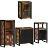 Image de Ensemble De Mobilier De Salle De Bain 4 Pcs Bois Massif Recyclé Vidaxl
