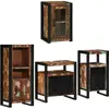 Image de Ensemble De Mobilier De Salle De Bain 4 Pcs Bois Massif Recyclé Vidaxl