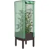 Image de Jardinière Surélevée Avec Housse Aspect Rotin 40x40x140 Cm Vidaxl