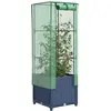 Image de Jardinière Surélevée Avec Housse Aspect Rotin 40x40x139 Cm Vidaxl