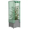 Image de vidaXL Jardinière surélevée avec housse aspect rotin 40x40x139 cm jardinière surélevée de jardin bac à fleurs surélevé 4015855