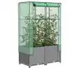 Image de Jardinière Surélevée Avec Housse Aspect Rotin 80x40x138 Cm Vidaxl