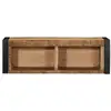 Image de Vidaxl meuble tv 80x30x25 cm bois massif de manguier brut