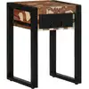 Image de Table D'appoint Multicolore 35x35x50cm Bois Massif Récupération Vidaxl