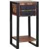 Image de Table D'appoint Multicolore 40 X 40 X 80 Cm Bois Recyclé Solide Vidaxl