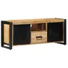 Image de vidaXL Meuble TV 100x30x40 cm bois massif de manguier brut banc TV meuble hifi centre de divertissement buffet TV 4013589