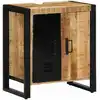 Image de Armoire De Salle De Bain Marron Bois De Mangue Massif Vidaxl