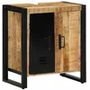 Image de Armoire de salle de bain en bois de mangue - vidaXL - Marron - 55x35x60 cm - Bois de mangue massif - Étagère intégrée