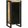 Image de Armoire De Salle De Bain Marron Bois De Mangue Massif Vidaxl