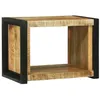 Image de Cube mural en bois de manguier - vidaXL - Marron - 55x35x40 cm - Bois de manguier massif - Rectangulaire - Durable