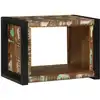 Image de Cube Mural Marron 55 X 35 X 40 Cm Bois Recyclé Solide Vidaxl
