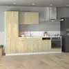Image de Ensemble De 7 Meubles De Cuisine "lyon" En Chêne Sonoma Vidaxl
