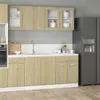 Image de vidaXL Ensemble de 4 meubles de cuisine Lyon en chêne Sonoma 3307657