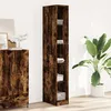Image de vidaXL Garde-robe chêne fumé 30x50x200 cm bois dingénierie armoire de rangement organisateur de garde-robe armoire 3307706