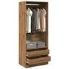 Image de vidaXL Garde-robe chêne artisanal 80x50x200 cm bois dingénierie 3307755