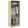 Image de Garde-robe Chêne Sonoma 80x50x200 Cm Bois D'ingénierie Vidaxl
