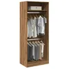 Image de vidaXL Garde-robe chêne artisanal 80x50x200 cm bois dingénierie armoire de rangement organisateur de garde-robe armoire 3307800