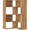 Image de Bibliothèque D'angle 4 Niveaux Chêne Artisanal Bois Ingénierie Vidaxl