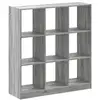 Image de Vidaxl bibliothèque sonoma gris 102x32x108 cm bois d'ingénierie