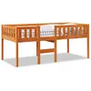 Image de Lit Pour Enfants Sans Matelas Cire Marron 90x190 Cm Pin Massif Vidaxl