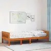 Image de Lit Pour Enfants Sans Matelas Cire Marron 80x200 Cm Pin Massif Vidaxl