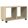 Image de Vidaxl armoire à roulettes chêne sonoma 72x33x42,5cm bois d’ingénierie