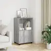 Image de Armoire À Roulettes Sonoma Gris 55x40x91 Cm Bois D'ingénierie Vidaxl