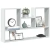 Image de vidaXL Étagère murale blanc 99x15x60 cm bois dingénierie 853236