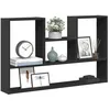 Image de vidaXL Étagère murale noir 99x15x60 cm bois dingénierie 853237