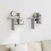 Image de Étagères Murales 2 Pcs Gris Béton 38x12x38 Cm Bois D'ingénierie Vidaxl