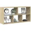 Image de Étagère Murale Chêne Sonoma 100x25x50 Cm Bois D'ingénierie Vidaxl