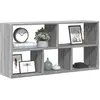 Image de Étagère Murale Sonoma Gris 100x25x50 Cm Bois Ingénierie Vidaxl