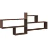 Image de Étagère Murale Chêne Marron 167,5x18x68 Cm Bois D'ingénierie Vidaxl
